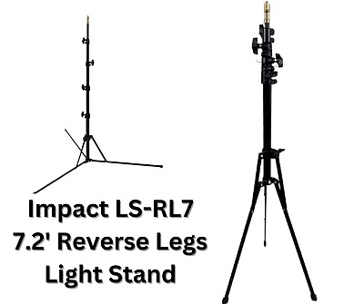 #ad Impact LS RL7 7.2#x27; 86 inches Reverse Legs Aluminum Light Stand New open box $29.99