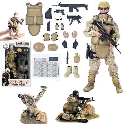 #ad 12#x27;#x27; American Military Soldiers Special Forces Army Man 1:6 Action Figures Model $29.99
