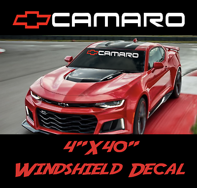 #ad CAMARO z28 Chevrolet Windshield Sticker Logo Vinyl Decal American Muscle 308 $13.99