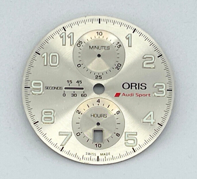 #ad Genuine Oris Chronograph Automatic Silver LIMITED EDITION AUDI 747 7701 4461 $249.00