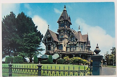 #ad Vintage Eureka California CA The Carson Home Built in 1885 Postcard $6.99