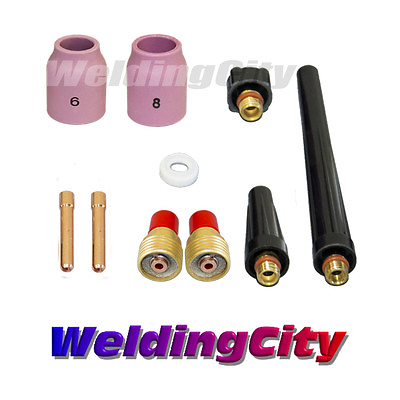#ad WeldingCity® 10 pcs Gas Lens Kit 3 32quot; TIG Welding Torch 9 20 25 T40 US Seller $12.99