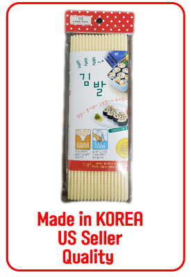 #ad Korea Plastic Anti Slip Sushi Roller Mat California Roll Mat Sheet Quality $7.80