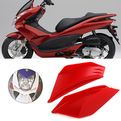 #ad 1 Pair Motorcycle Winglet Aerodynamic Wing Kit Fits For Red BF5 $10.46