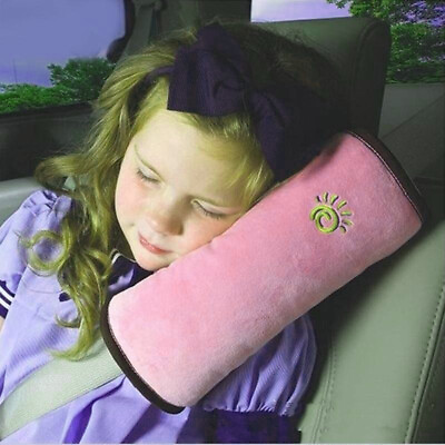 #ad Car Seat Belt Pillow Shoulder Cushion Safety Strap Pad Kids Harness Cover Pink $5.50