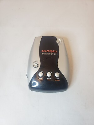 #ad Sensoro Traveller II Black Portable Bilingual Voice Alert Radar Detector $19.00