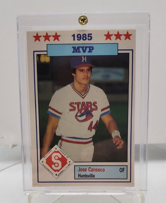 #ad 1985 JOSE CANSECO ROOKIE Huntsville Stars MVP #14 Southern League NM $48.95