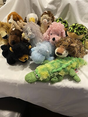 #ad LOT of 13 Ganz Highly Desirable Plush Animals No Code $34.99