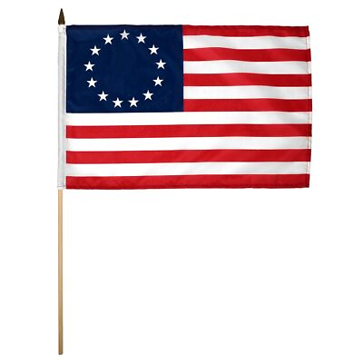 #ad Betsy Ross stick flag 12x18 inch $2.49