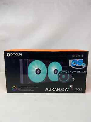 #ad ID COOLING AURAFLOW X 240 CPU Water Cooler 12V RGB AIO Cooler 240mm CPU Liquid C $101.25