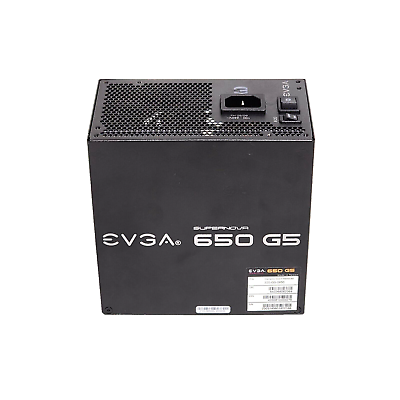 #ad EVGA Supernova 650 G5 80 Plus Gold 650W Fully Modular Power Supply USED NO BOX $53.99