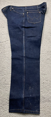 #ad Wrangler Jeans Mens 38x30 Blue Cowboy Cut Denim Classic Fit Western 100% Cotton $4.99