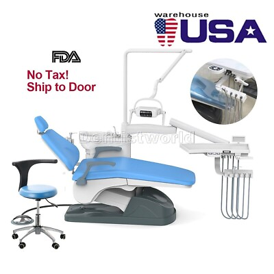 #ad Dental Portable Unit Chair DC Motor Hard Leather Patient ChairStool TJ2688 A1 $2815.12
