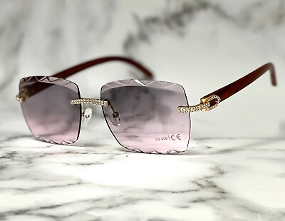 #ad Blue Lens Sunglasses Men Sophisticated Style Classic Rapper Cholo Model 2022 NEW $19.99