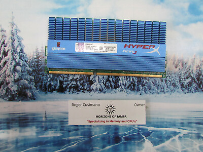 #ad Kingston HyperX 4GB DDR3 1600MHZ KHX1600C9D3T1K2 8GX DIMM GAMING RAM 240PIN $22.99