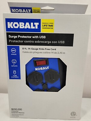 #ad Kobalt Surge Protector With USB $18.99