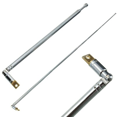 #ad 4 Sections Telescopic 63cm AM FM Radio Portable Antenna Replacement Full Channel $3.74