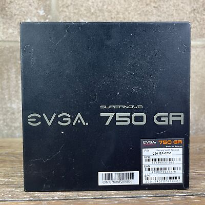 #ad ?Evga SuperNova 750 GA 80 Plus Gold 750W Fully Modular Power Supply For Parts $33.99
