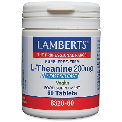 #ad Lamberts L Theanine Fast Tablets 60 . BBE 11 2026 $52.88