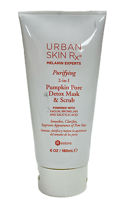 #ad Urban Skin Rx Melanin Experts Purifying 2 in 1 Detox Mask amp; Scrub 6oz 180ml New $13.95