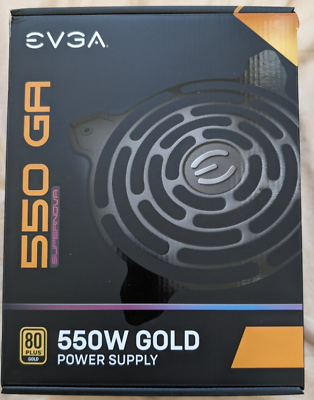 #ad #ad EVGA Supernova 550GA 550W 80 plus Gold Power Supply fully modular Black $65.00