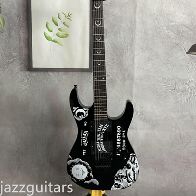 #ad Custom Black Ouija KH 2 Electric Guitar Kirk Hammett with Maple Neck FR Bridge $269.00