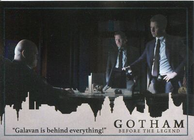 #ad Gotham Season 2 Foil Parallel Base Card #28 ?Galavan is behind everything ? GBP 1.69