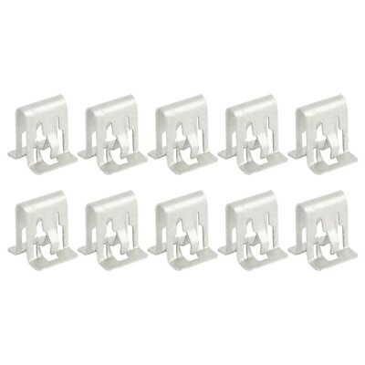 #ad Protect Wires and Cables with 10pcs Silver Metal Fastener Retainer Clips $11.50