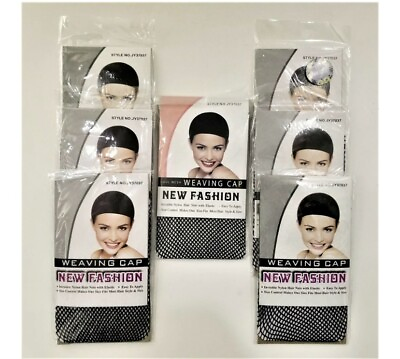 #ad 10PCS NEW Fashion Weaving Cap Cool Mesh Invisible Nylon Mesh Black $6.99