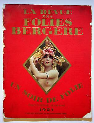 #ad Folies Bergere Programme 1925 PR $41.00