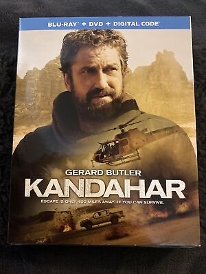 #ad Kandahar Blu ray DVD Digital 2023 New With Slipcover Gerard Butler $14.22