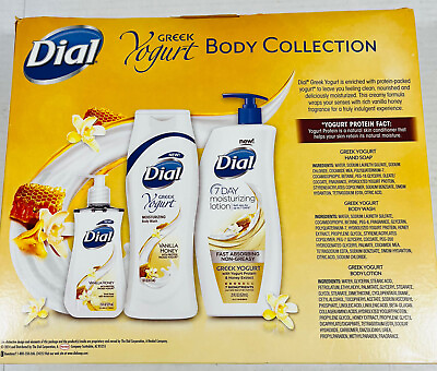 #ad Dial Greek Yogurt Body Collection Set of Lotion Body Wash Soap $99.97