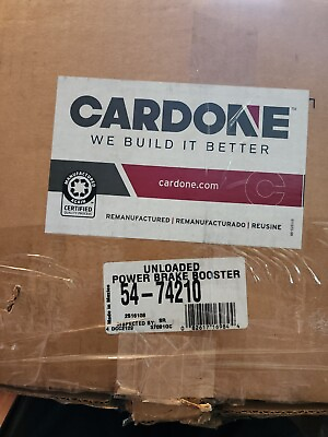#ad A 1 Cardone Ind. 54 74210 Power Booster W $92.70