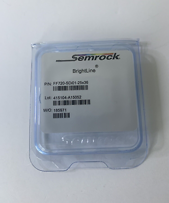 #ad Semrock FF720 SDi01 25x36 720 nm Multiphoton Shortpass Dichroic Beamsplitter $299.99