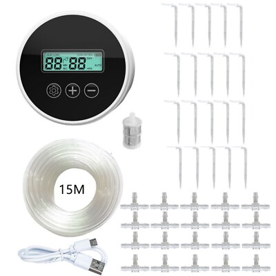 #ad Indoor Automatic Watering Timer Intelligent Drip Irrigation System Manually $34.73