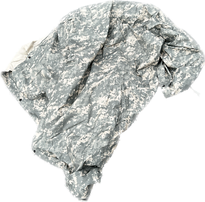 #ad US Military Army ACU Digital Wet Weather PONCHO LINER Woobie Blanket Faded GC $25.00