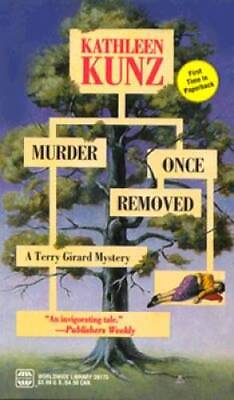 #ad Murder Once Removed Paperback By Kunz ACCEPTABLE $3.98