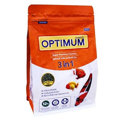 #ad Optimum Goldfish Cichlids Carp Fish Food Aquarium Super Premium Formula Pet 400g $31.54