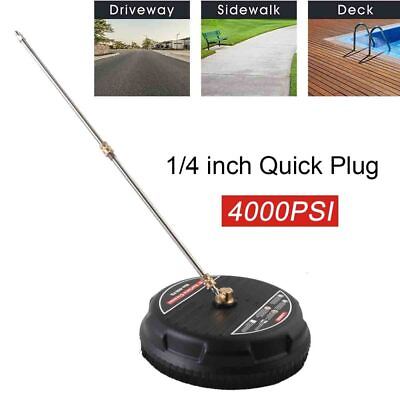 #ad 4000PSI Pressure Washer Surface Cleaner 15 Inches with 2 Extension Wand amp; Nozzle $46.00