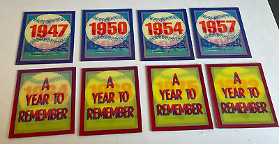 #ad 1989 SCORE Holographic A Year To Remember Baseball Cards Jackie Robinson Lot 8 $4.95