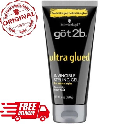#ad Got2b Ultra Glued Invincible Styling Hair Gel 6 oz  $8.88