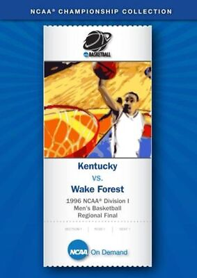 #ad NCAA CHAMPIONSHIP COLLECTION: KENTUCKY VS. WAKE FOREST 1996 NCAA DIVISION 1 NE $23.43