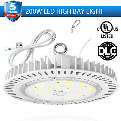 #ad 200W High Bay LED Light for Warehouse Factory Commercial Lights Fixture UL amp; DLC $84.37