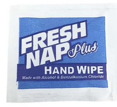 #ad Fresh Nap Moist Towelettes 28quot;quot; Single Use Individually Wrapped Case Of 1000 $22.99