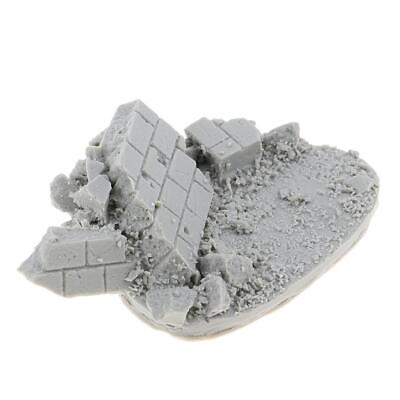#ad White 1 35 Resin Battle Ruins Miniature for Scenery Layout $9.65