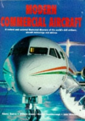 #ad MODERN COMMERCIAL AIRCRAFT by Swanborough Gordon Hardback Book The Fast Free $11.98