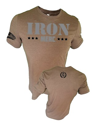 #ad Iron Gods IRON MERC Workout TShirt Gear Weightlifting Bodybuilding Tee Gym Shirt $22.99