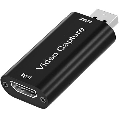 #ad Audio Video Capture Cards 1080P HDMI to USB 2.0 Record to DSLR Camcorder Acti... $21.70