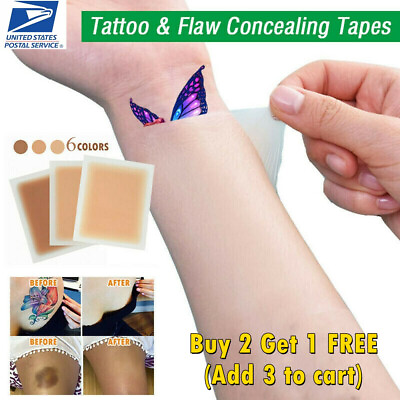 #ad Tattoo Scar Flaw Conceal Tape Concealer Waterproof Stickers Cover Up Ultra Thin $5.99