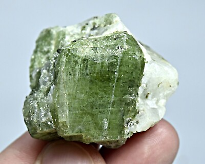 #ad Well Terminated Green Diopside Crystal on Matrix @Badakhshan 210 CT $19.99